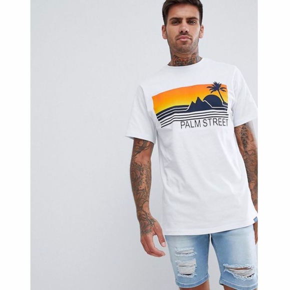 Pull&Bear Other - Pull & Bear Men’s Size Small PALM STREET T-shirt
